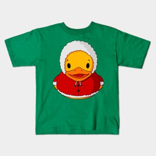 Winter Coat Rubber Duck Kids T-Shirt